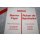 Absperrband Absichern Absperren Begrenzen rot/weiß schraffiert 500 m x 80 mm NEU #W963-561