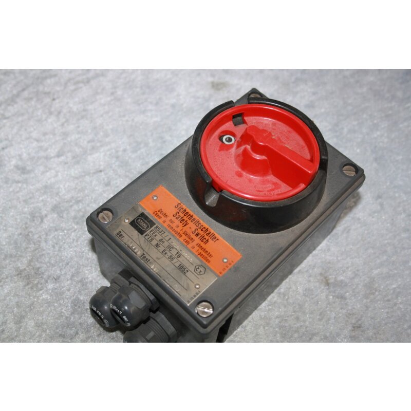 Stahl Sicherheitsschalter Safety Switch Pt Nr Ex 86 1052 8537 1 70